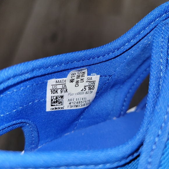 Adidas Superstar 360 Unisex Toddler Sandals 10K Blue White New - Picture 10 of 10